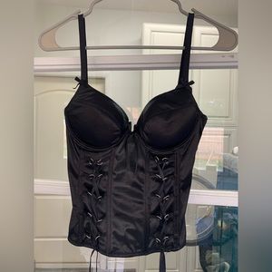 Corset style black top by Ole ole.  Gently used. Size small.